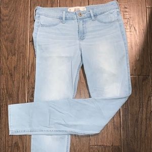 Light wash jeggings